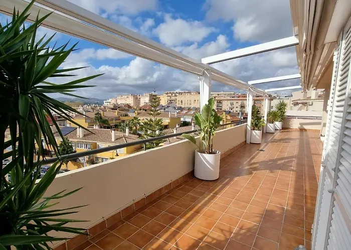 Gran Atico Mijas Costa Con Piscina アパート